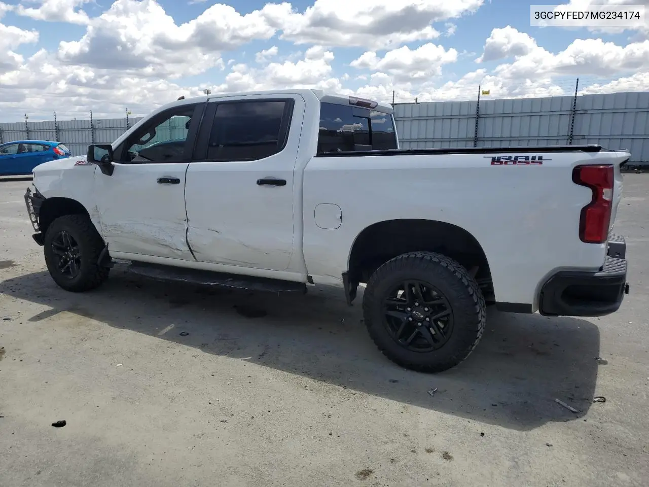 2021 Chevrolet Silverado K1500 Lt Trail Boss VIN: 3GCPYFED7MG234174 Lot: 57027925