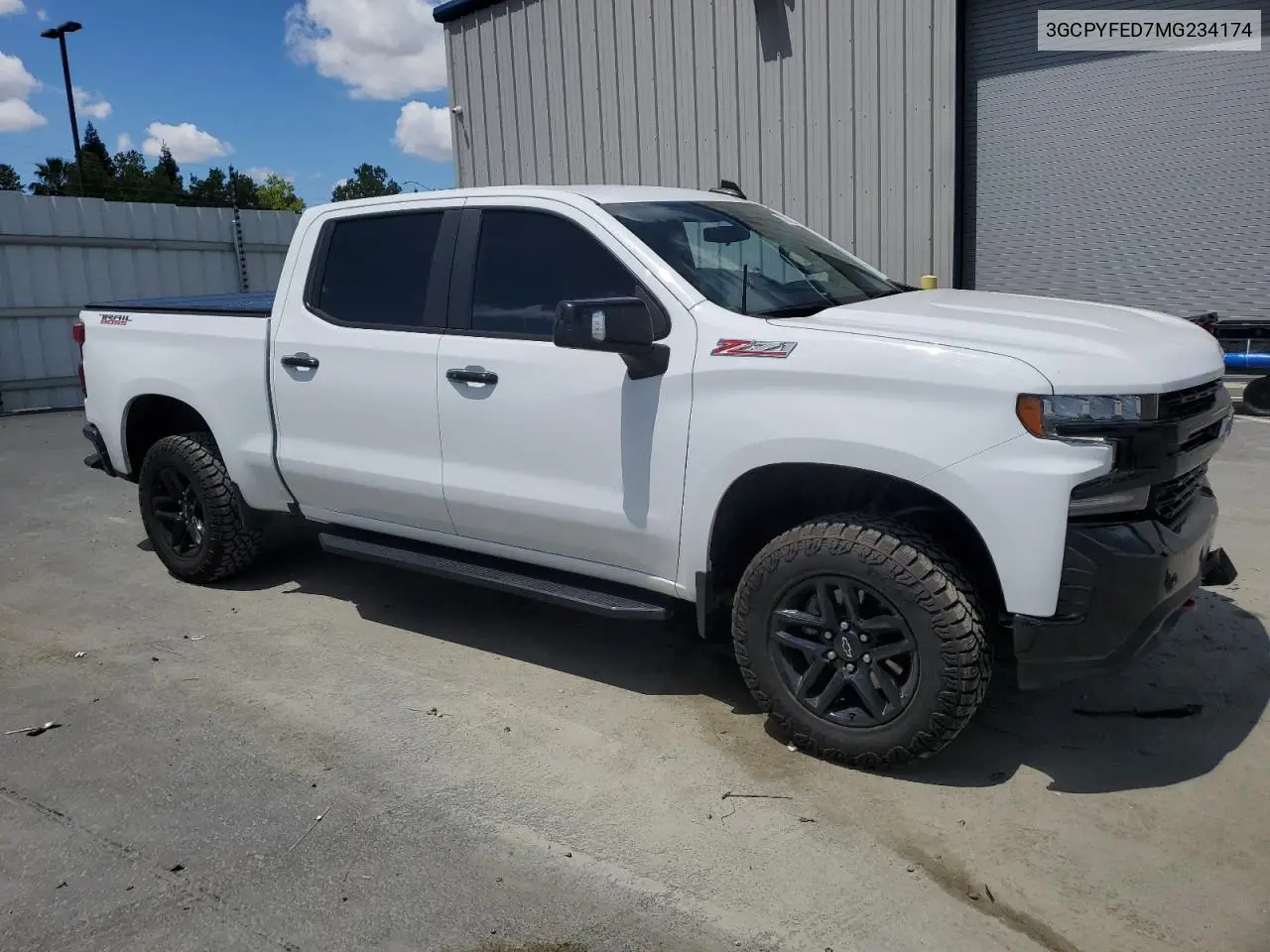 2021 Chevrolet Silverado K1500 Lt Trail Boss VIN: 3GCPYFED7MG234174 Lot: 57027925
