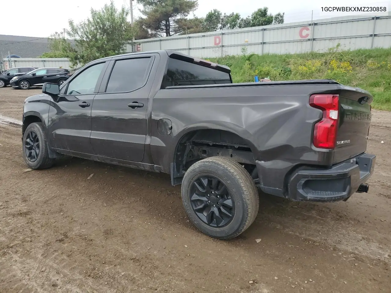 2021 Chevrolet Silverado C1500 Custom VIN: 1GCPWBEKXMZ230858 Lot: 57054055