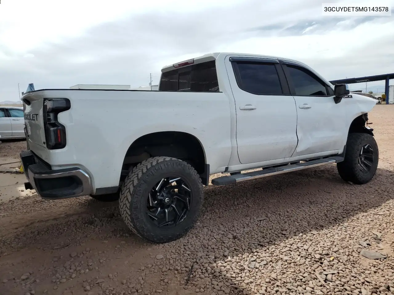 2021 Chevrolet Silverado K1500 Lt VIN: 3GCUYDET5MG143578 Lot: 58762585
