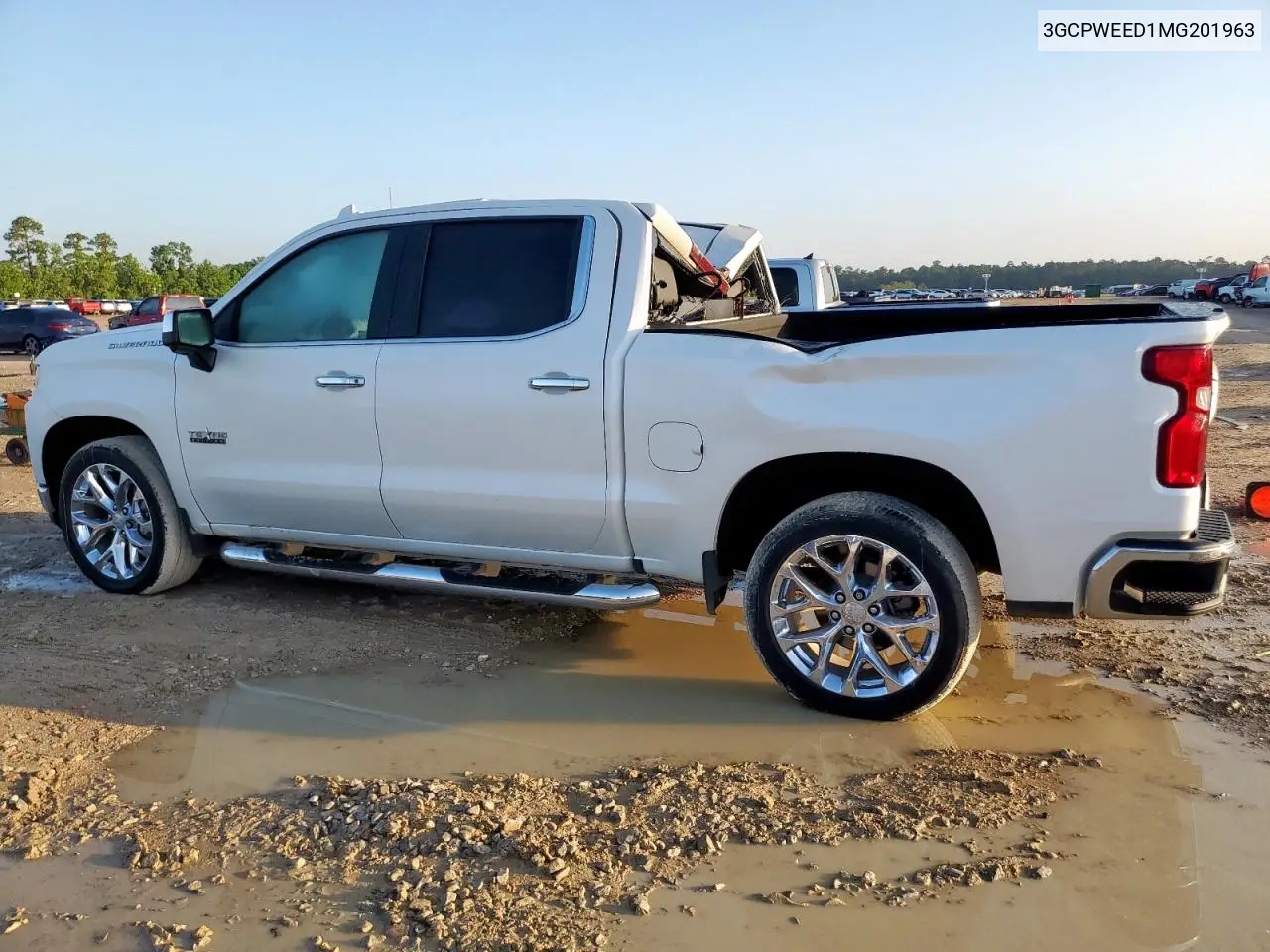 2021 Chevrolet Silverado C1500 Ltz VIN: 3GCPWEED1MG201963 Lot: 58863555