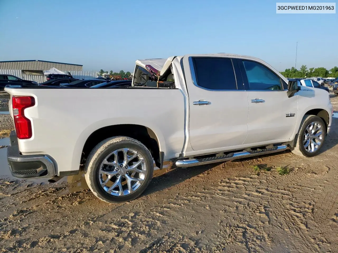 2021 Chevrolet Silverado C1500 Ltz VIN: 3GCPWEED1MG201963 Lot: 58863555
