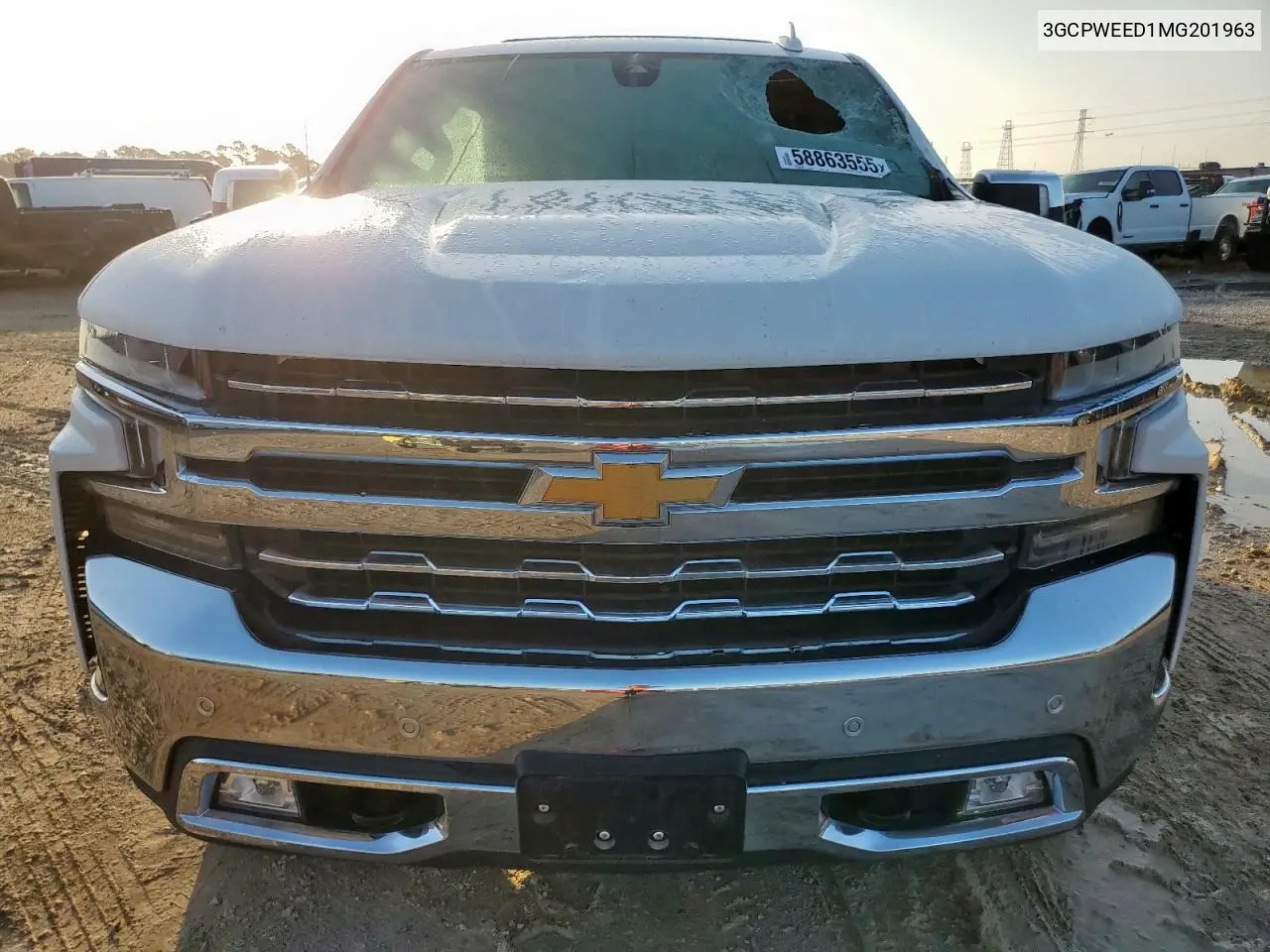 2021 Chevrolet Silverado C1500 Ltz VIN: 3GCPWEED1MG201963 Lot: 58863555