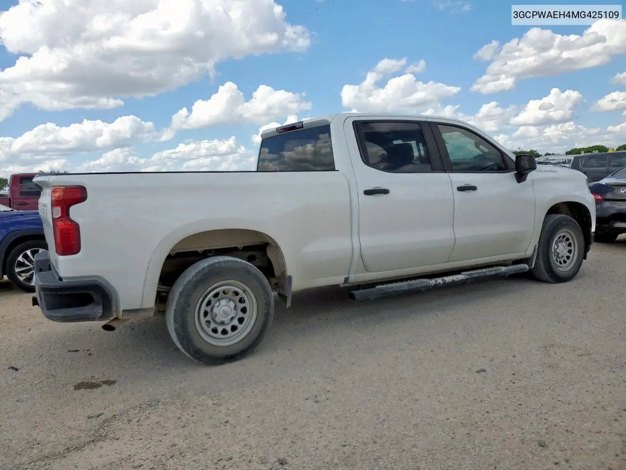 2021 Chevrolet Silverado C1500 VIN: 3GCPWAEH4MG425109 Lot: 60125755