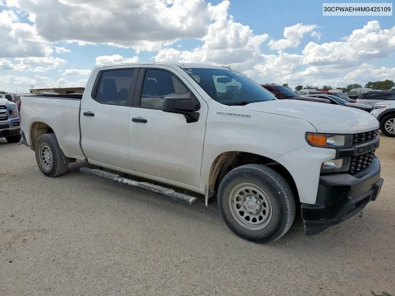 2021 Chevrolet Silverado C1500 VIN: 3GCPWAEH4MG425109 Lot: 60125755