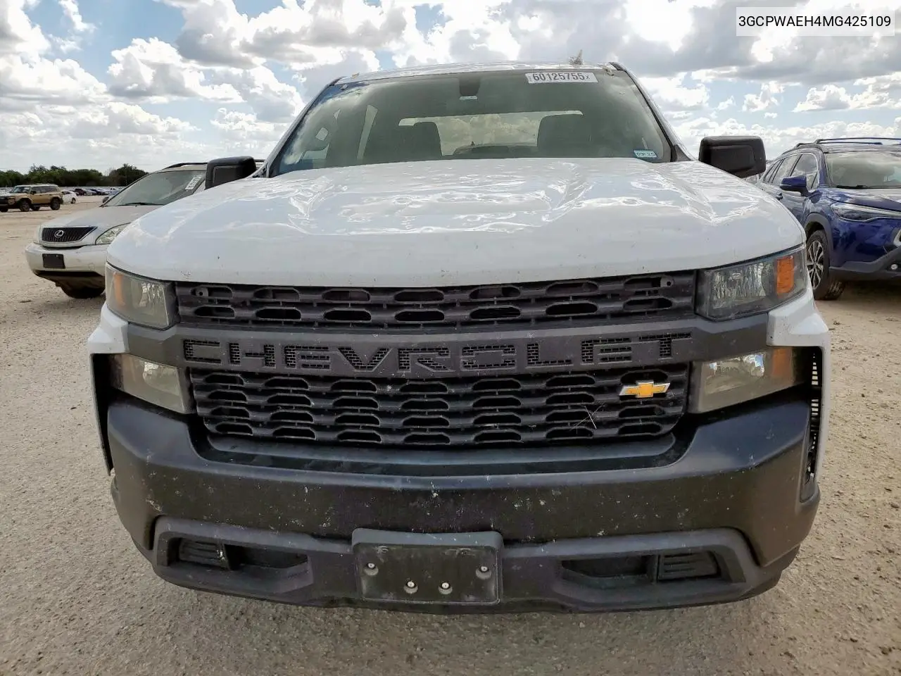 2021 Chevrolet Silverado C1500 VIN: 3GCPWAEH4MG425109 Lot: 60125755