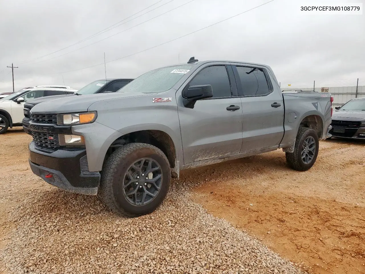 2021 Chevrolet Silverado K1500 Trail Boss Custom VIN: 3GCPYCEF3MG108779 Lot: 61344515