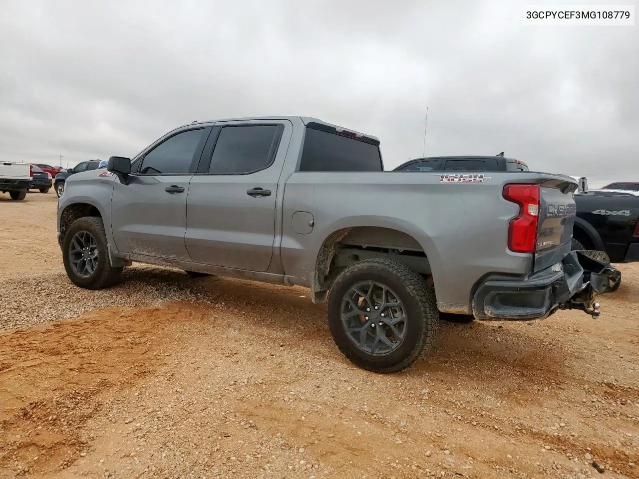 2021 Chevrolet Silverado K1500 Trail Boss Custom VIN: 3GCPYCEF3MG108779 Lot: 61344515