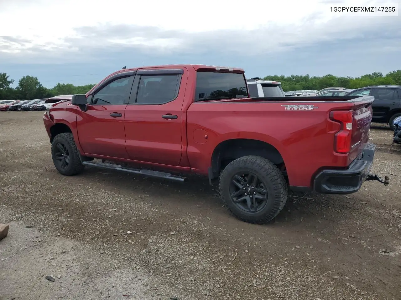 2021 Chevrolet Silverado K1500 Trail Boss Custom VIN: 1GCPYCEFXMZ147255 Lot: 61611045