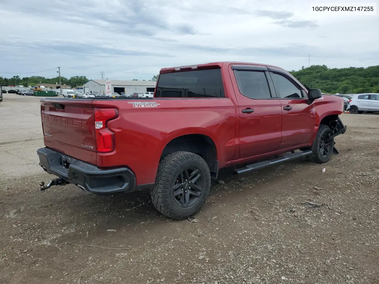 2021 Chevrolet Silverado K1500 Trail Boss Custom VIN: 1GCPYCEFXMZ147255 Lot: 61611045