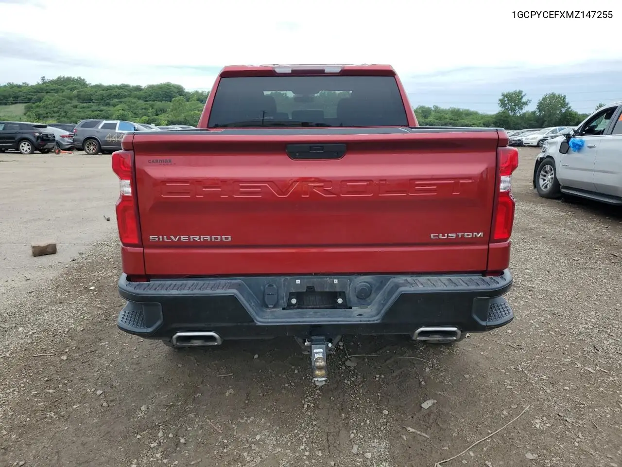 2021 Chevrolet Silverado K1500 Trail Boss Custom VIN: 1GCPYCEFXMZ147255 Lot: 61611045