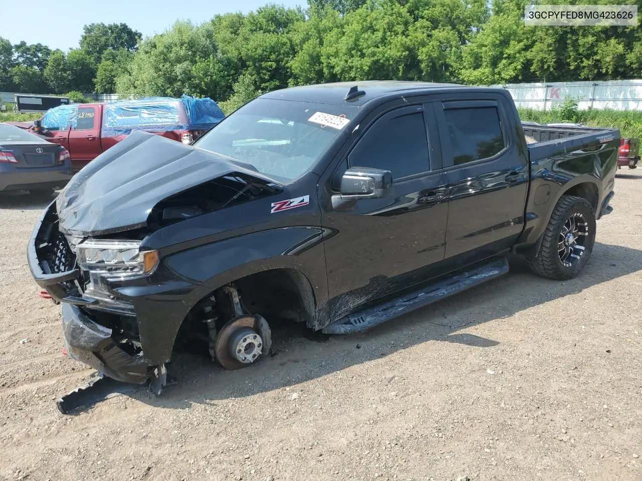 2021 Chevrolet Silverado K1500 Lt Trail Boss VIN: 3GCPYFED8MG423626 Lot: 61645225