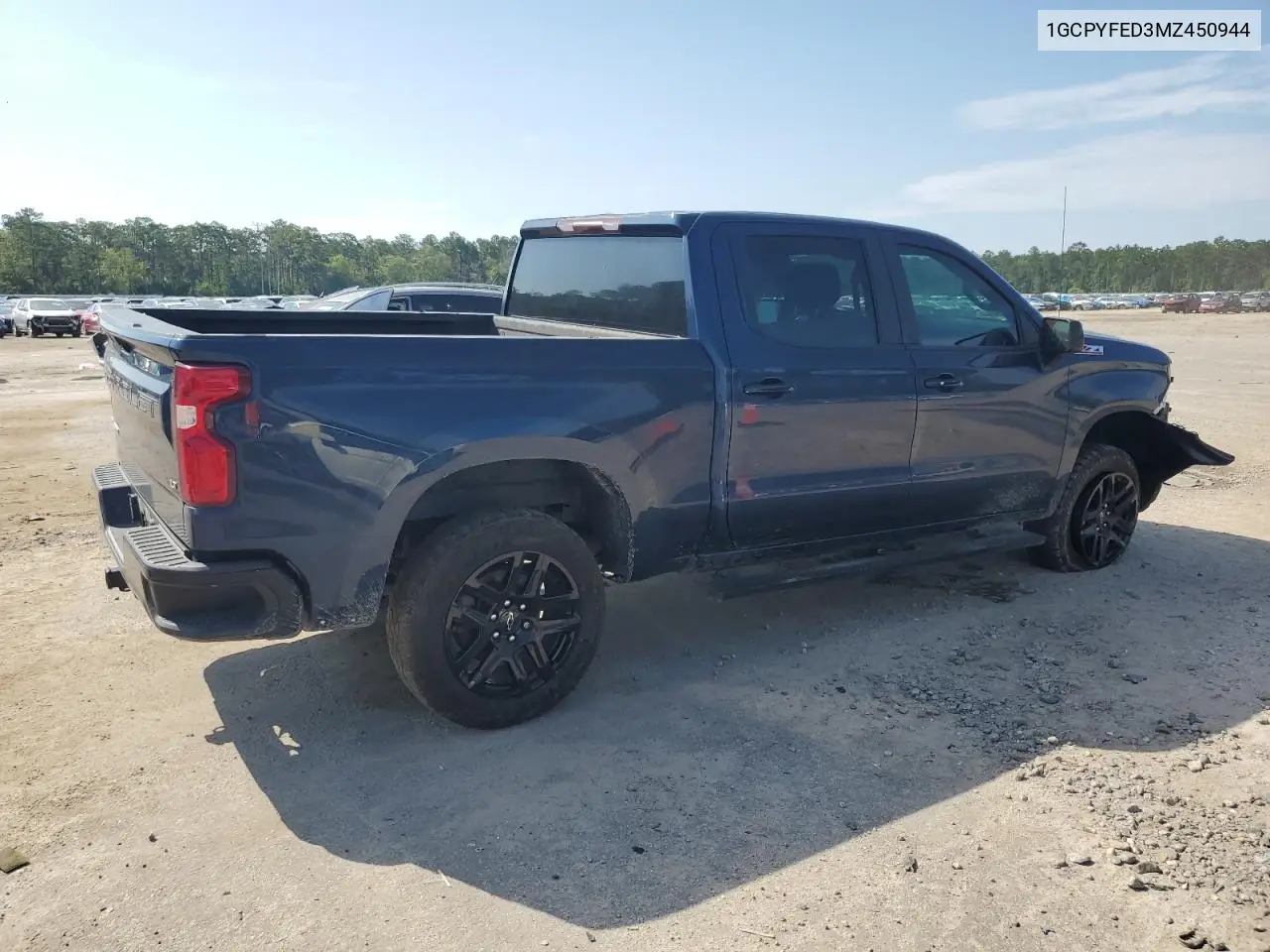 2021 Chevrolet Silverado K1500 Lt Trail Boss VIN: 1GCPYFED3MZ450944 Lot: 61792445