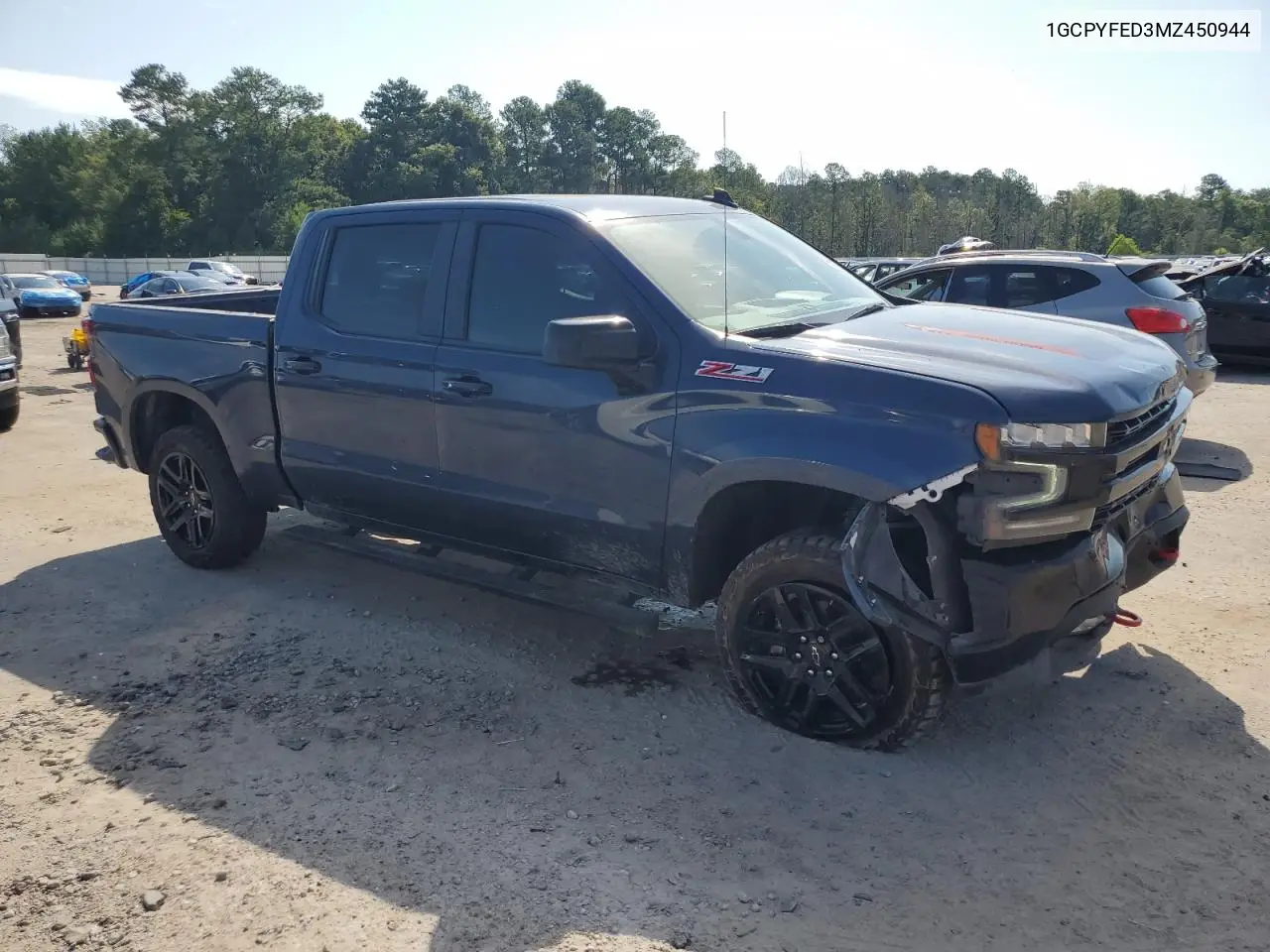 2021 Chevrolet Silverado K1500 Lt Trail Boss VIN: 1GCPYFED3MZ450944 Lot: 61792445