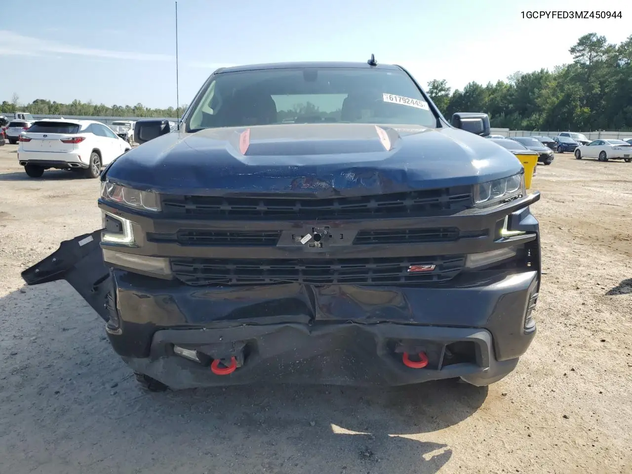 2021 Chevrolet Silverado K1500 Lt Trail Boss VIN: 1GCPYFED3MZ450944 Lot: 61792445