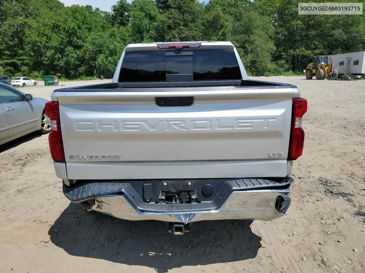 2021 Chevrolet Silverado K1500 Ltz VIN: 3GCUYGED5MG193715 Lot: 62455895