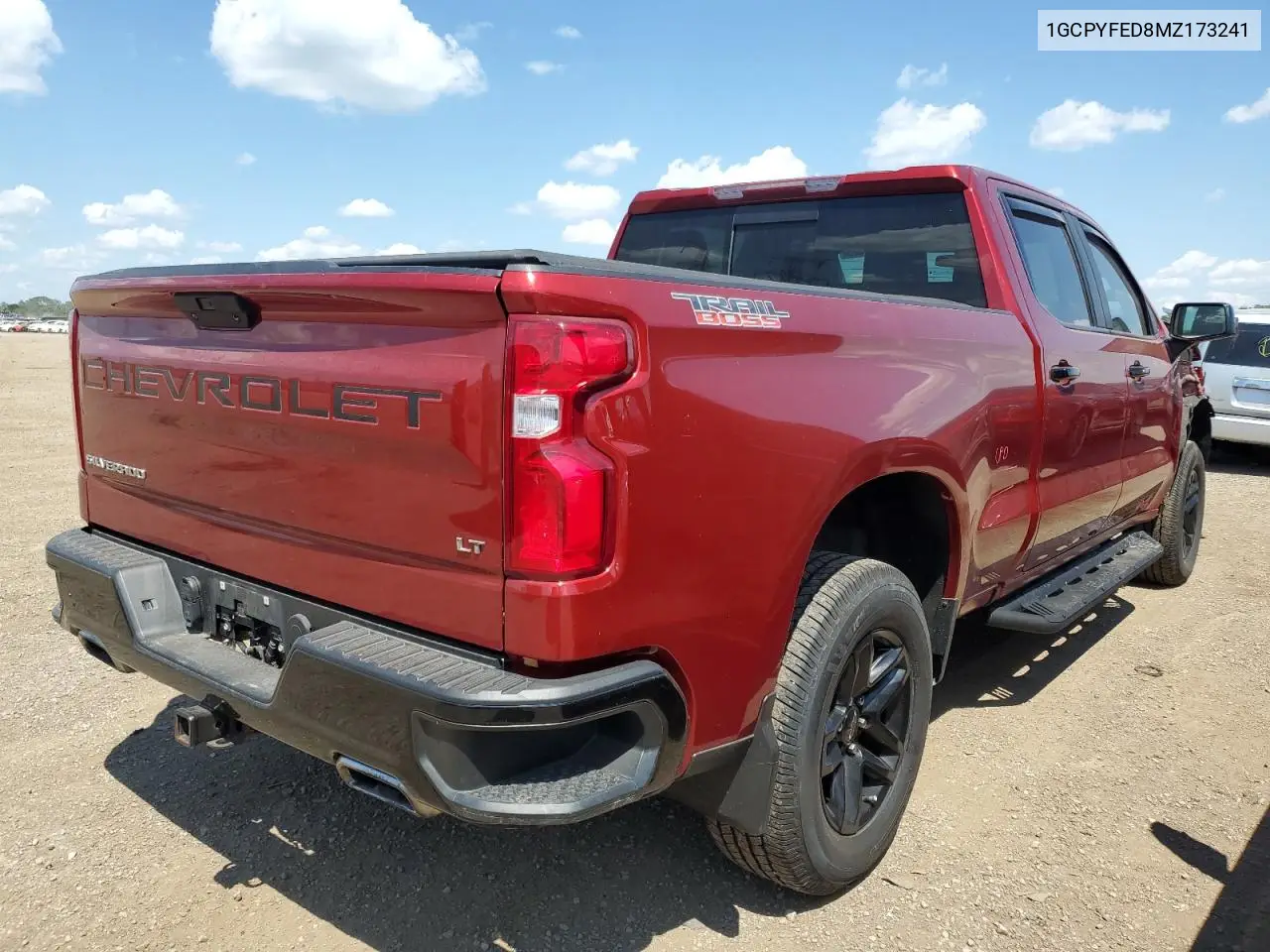 2021 Chevrolet Silverado K1500 Lt Trail Boss VIN: 1GCPYFED8MZ173241 Lot: 62484325