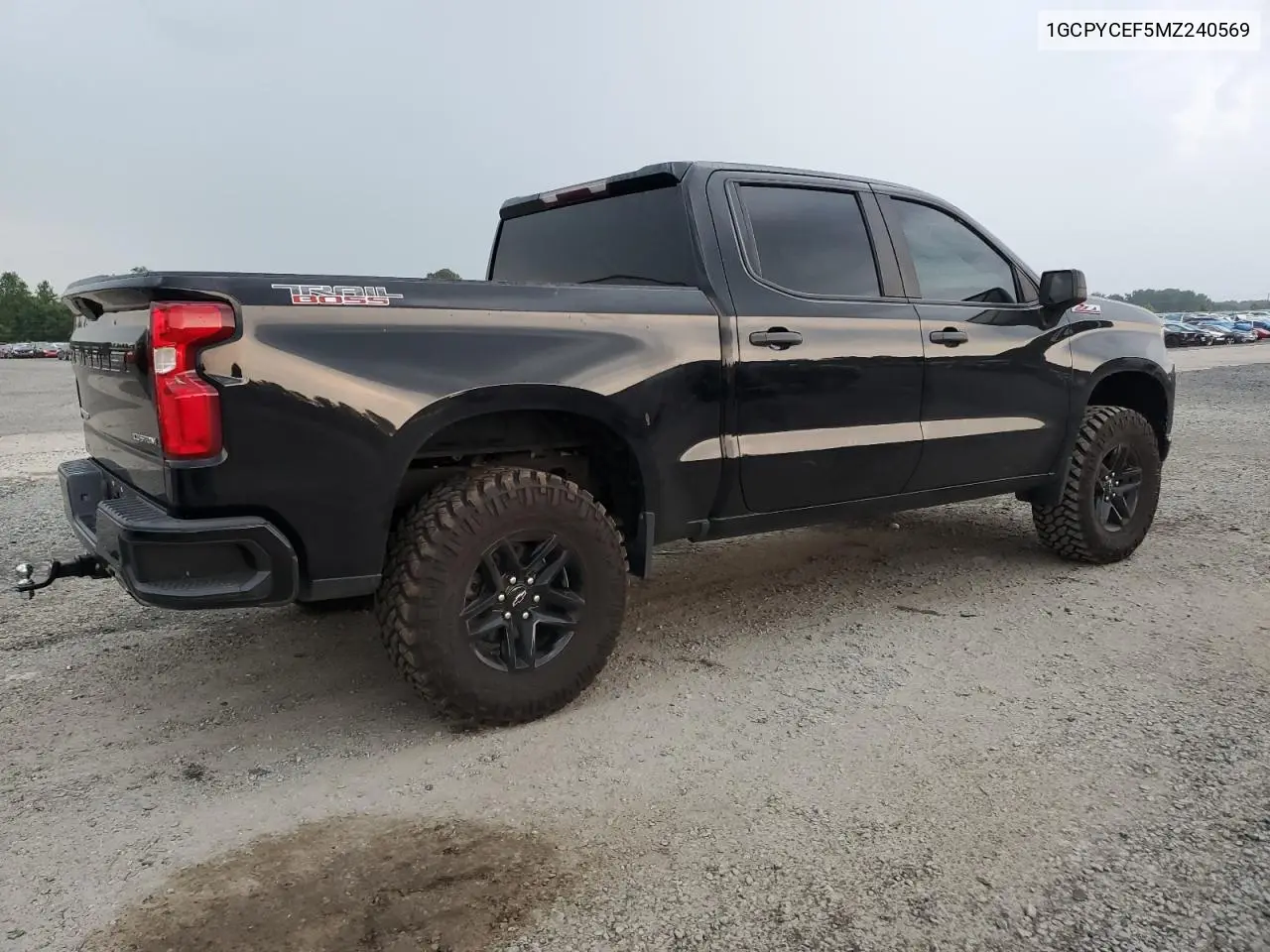 2021 Chevrolet Silverado K1500 Trail Boss Custom VIN: 1GCPYCEF5MZ240569 Lot: 62497875
