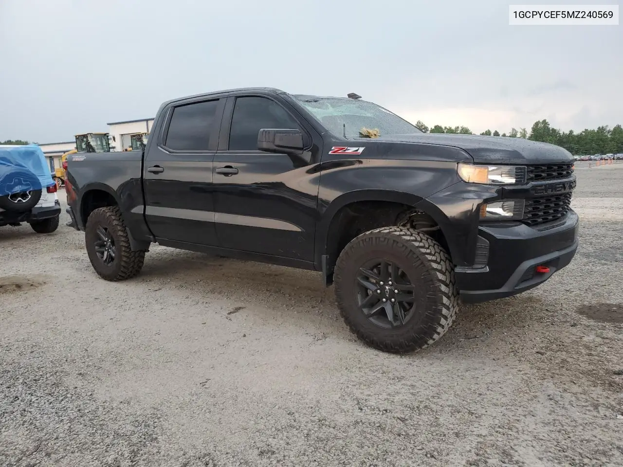 2021 Chevrolet Silverado K1500 Trail Boss Custom VIN: 1GCPYCEF5MZ240569 Lot: 62497875