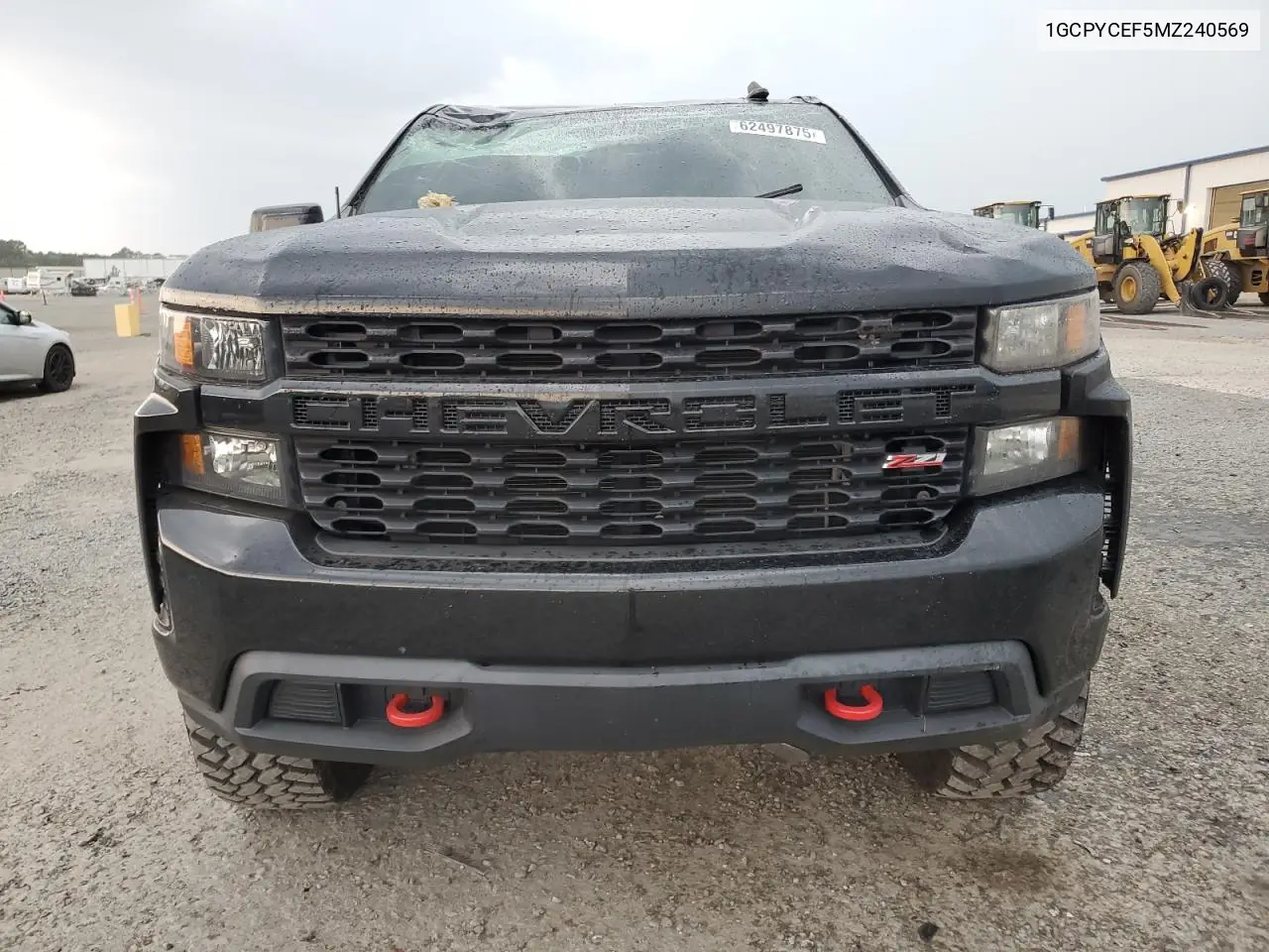 2021 Chevrolet Silverado K1500 Trail Boss Custom VIN: 1GCPYCEF5MZ240569 Lot: 62497875