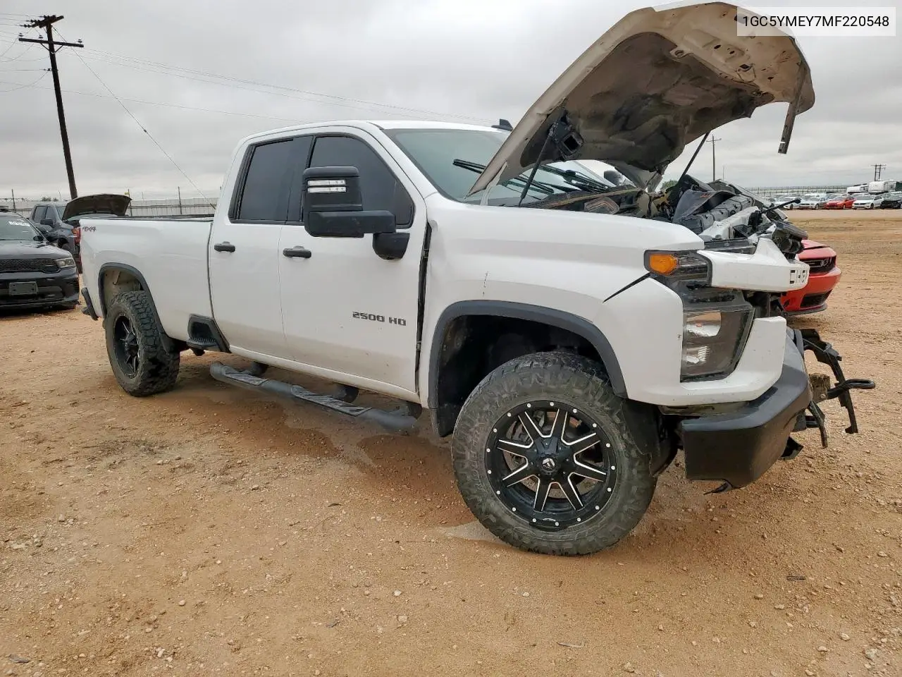 2021 Chevrolet Silverado K2500 Custom VIN: 1GC5YMEY7MF220548 Lot: 62502305