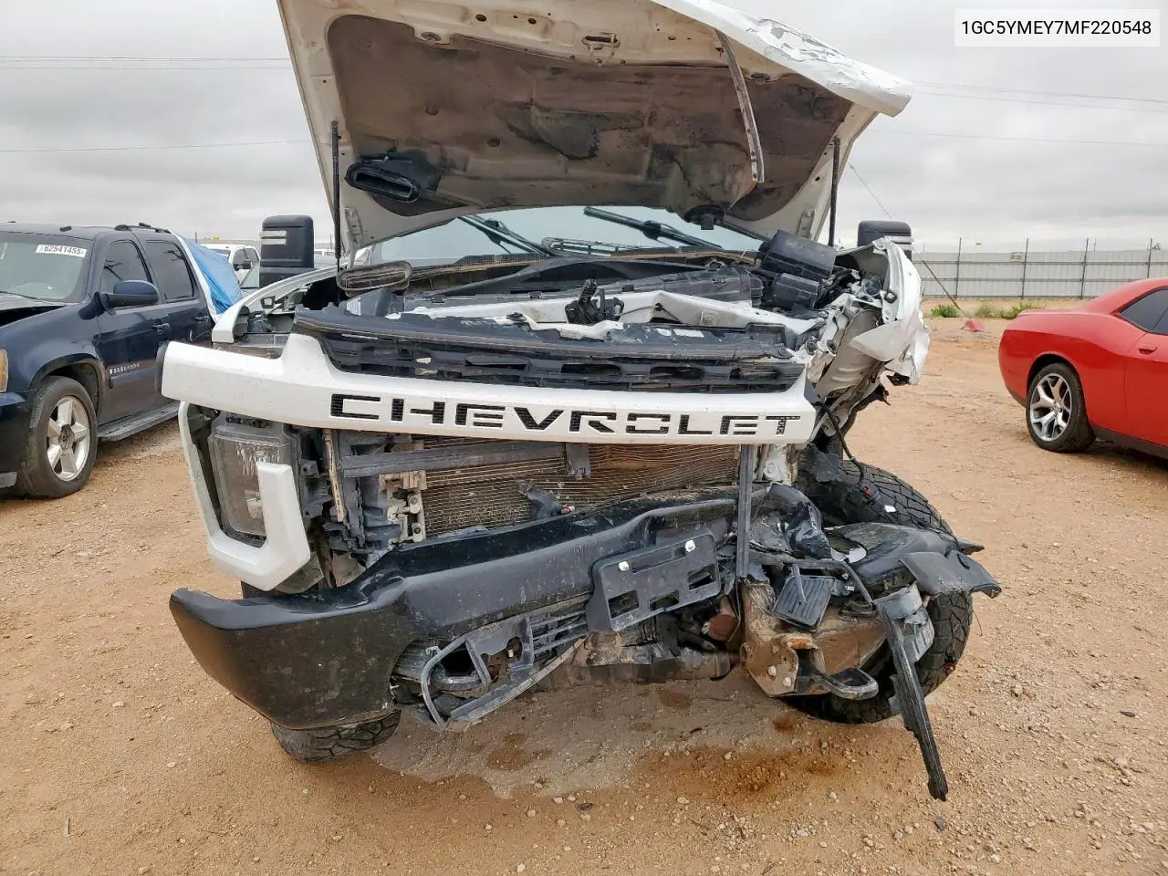 2021 Chevrolet Silverado K2500 Custom VIN: 1GC5YMEY7MF220548 Lot: 62502305