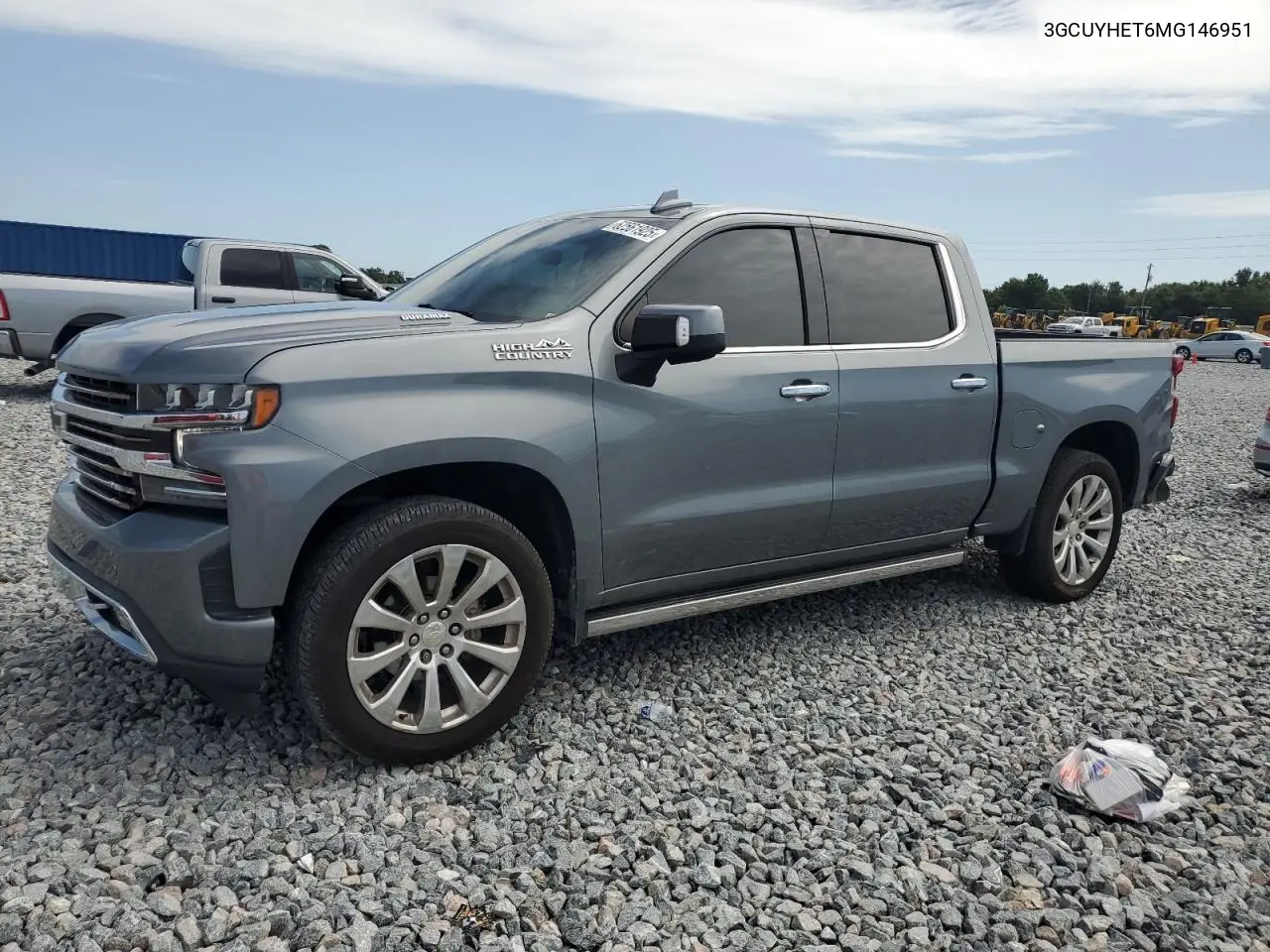 2021 Chevrolet Silverado K1500 High Country VIN: 3GCUYHET6MG146951 Lot: 62561925