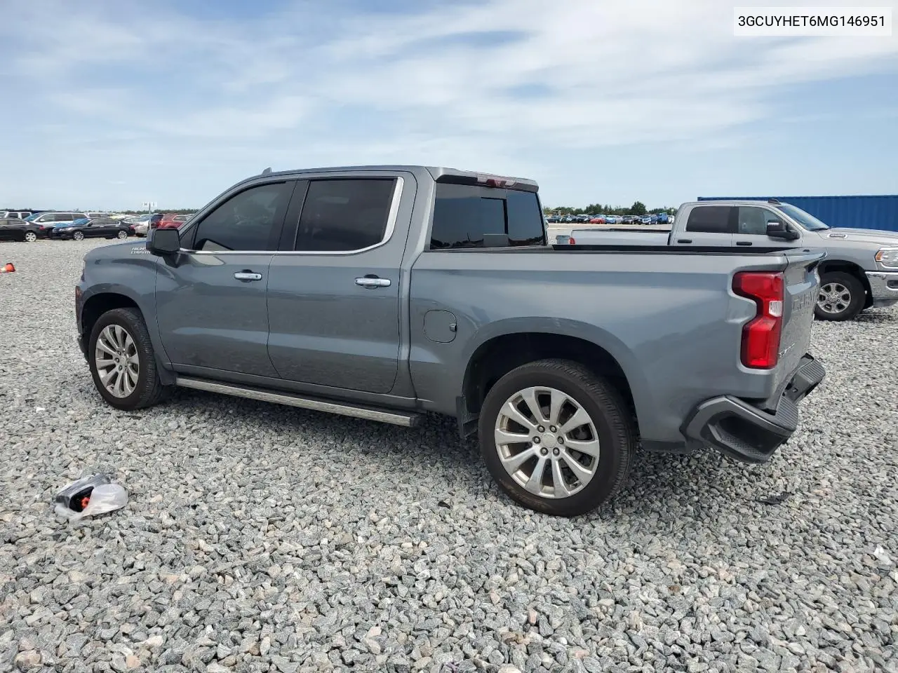 2021 Chevrolet Silverado K1500 High Country VIN: 3GCUYHET6MG146951 Lot: 62561925