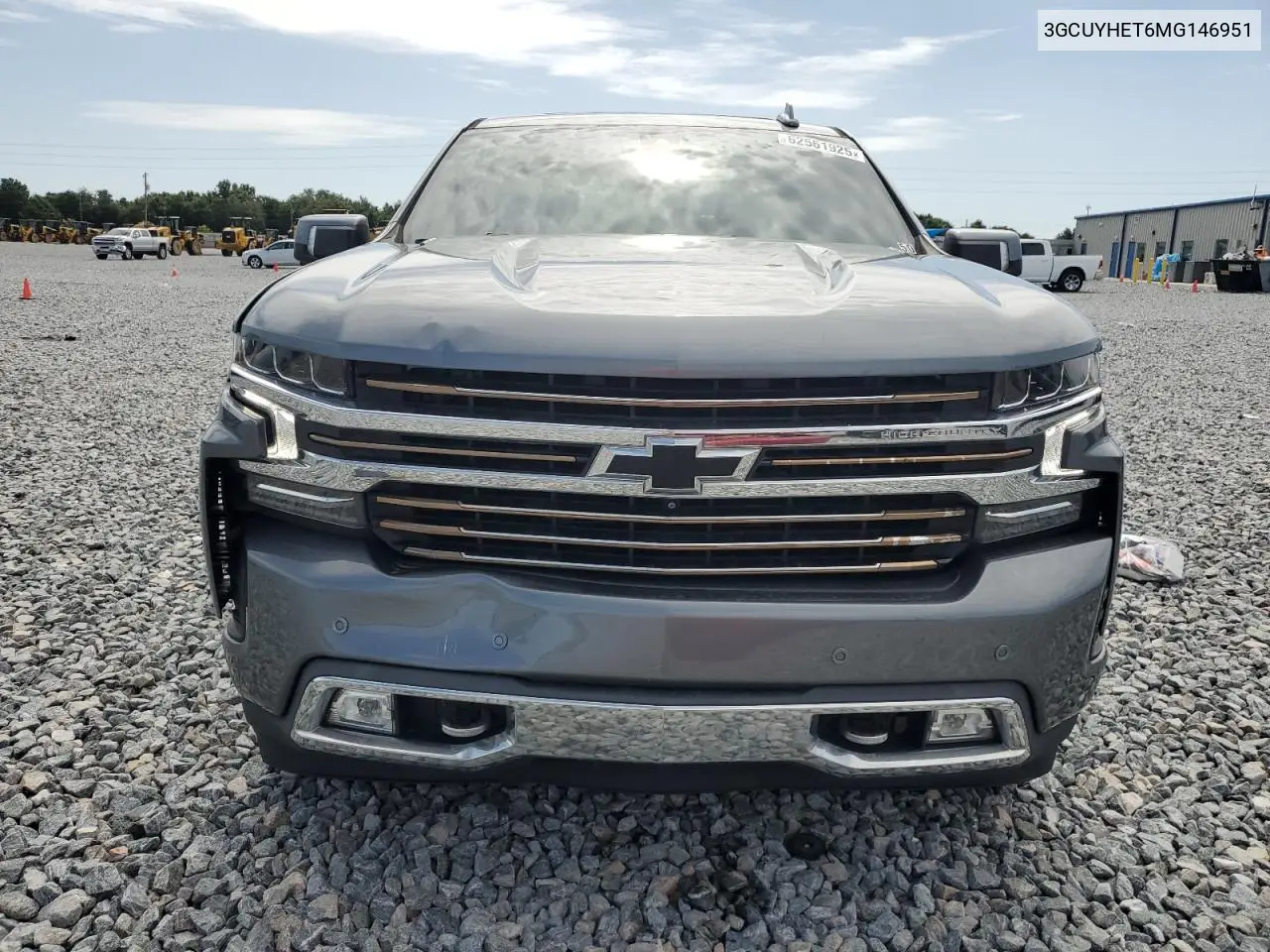 2021 Chevrolet Silverado K1500 High Country VIN: 3GCUYHET6MG146951 Lot: 62561925