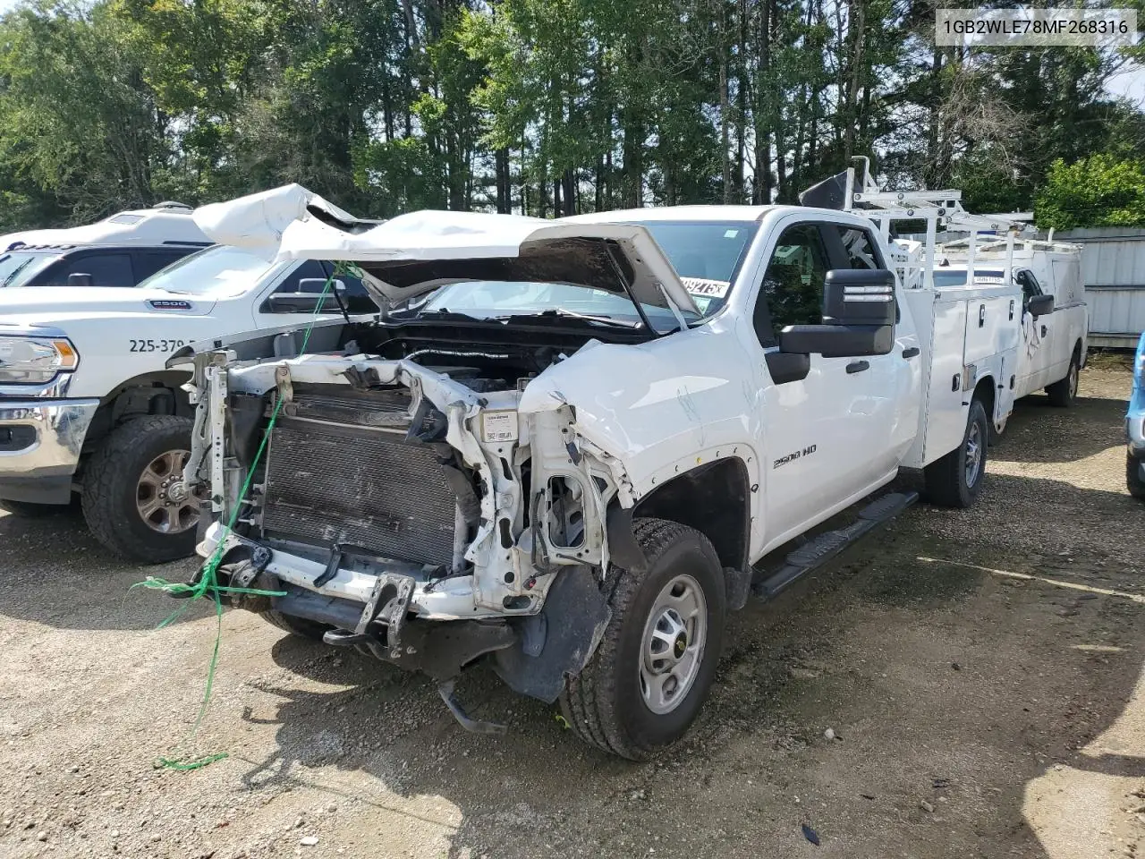 2021 Chevrolet Silverado C2500 Heavy Duty VIN: 1GB2WLE78MF268316 Lot: 62599275