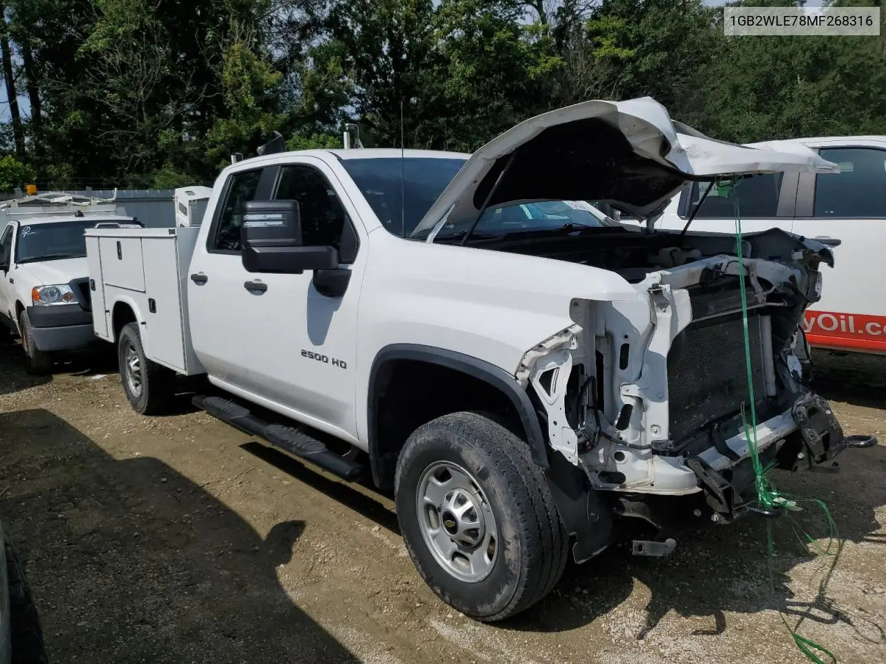 2021 Chevrolet Silverado C2500 Heavy Duty VIN: 1GB2WLE78MF268316 Lot: 62599275