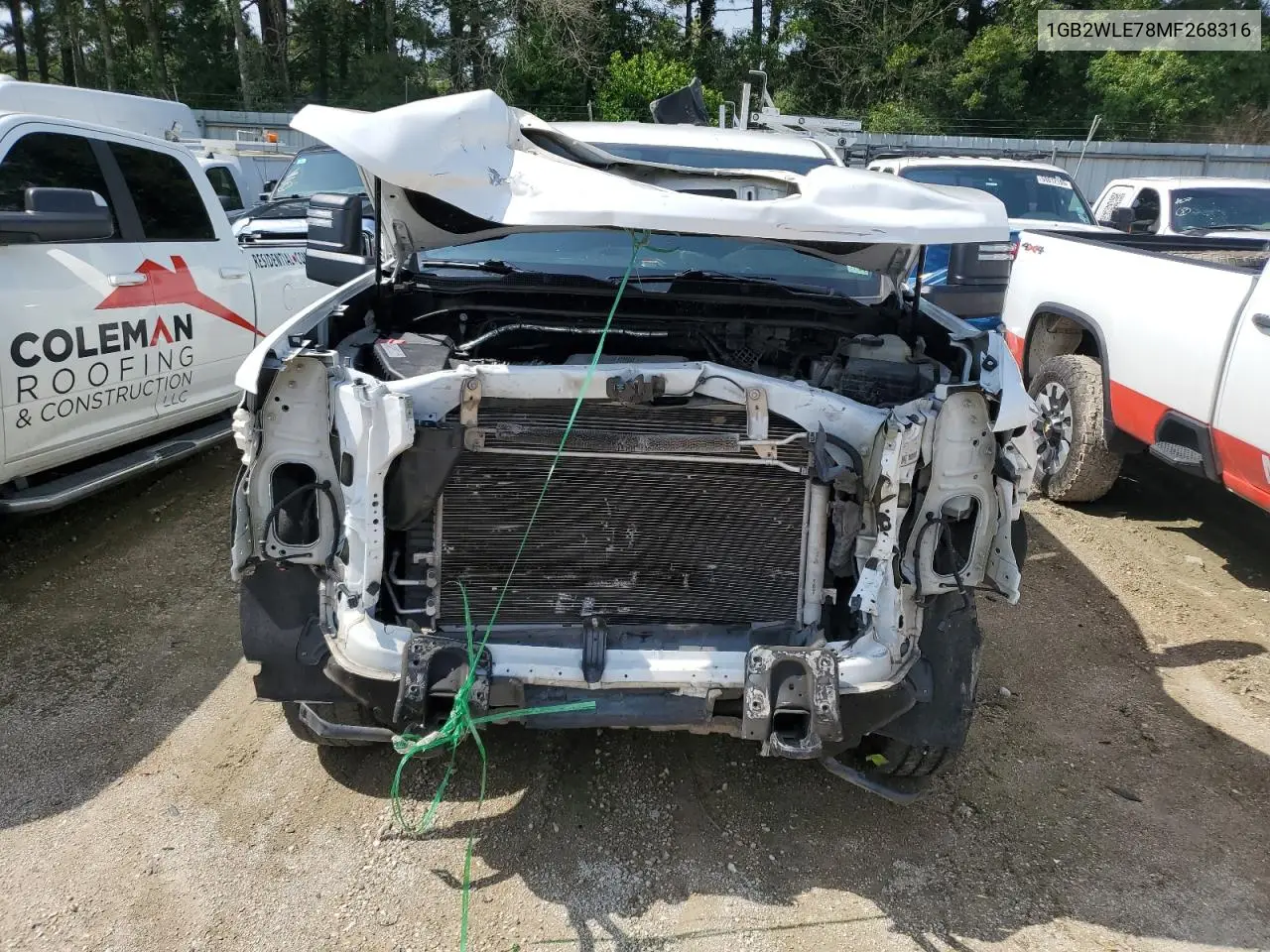 2021 Chevrolet Silverado C2500 Heavy Duty VIN: 1GB2WLE78MF268316 Lot: 62599275