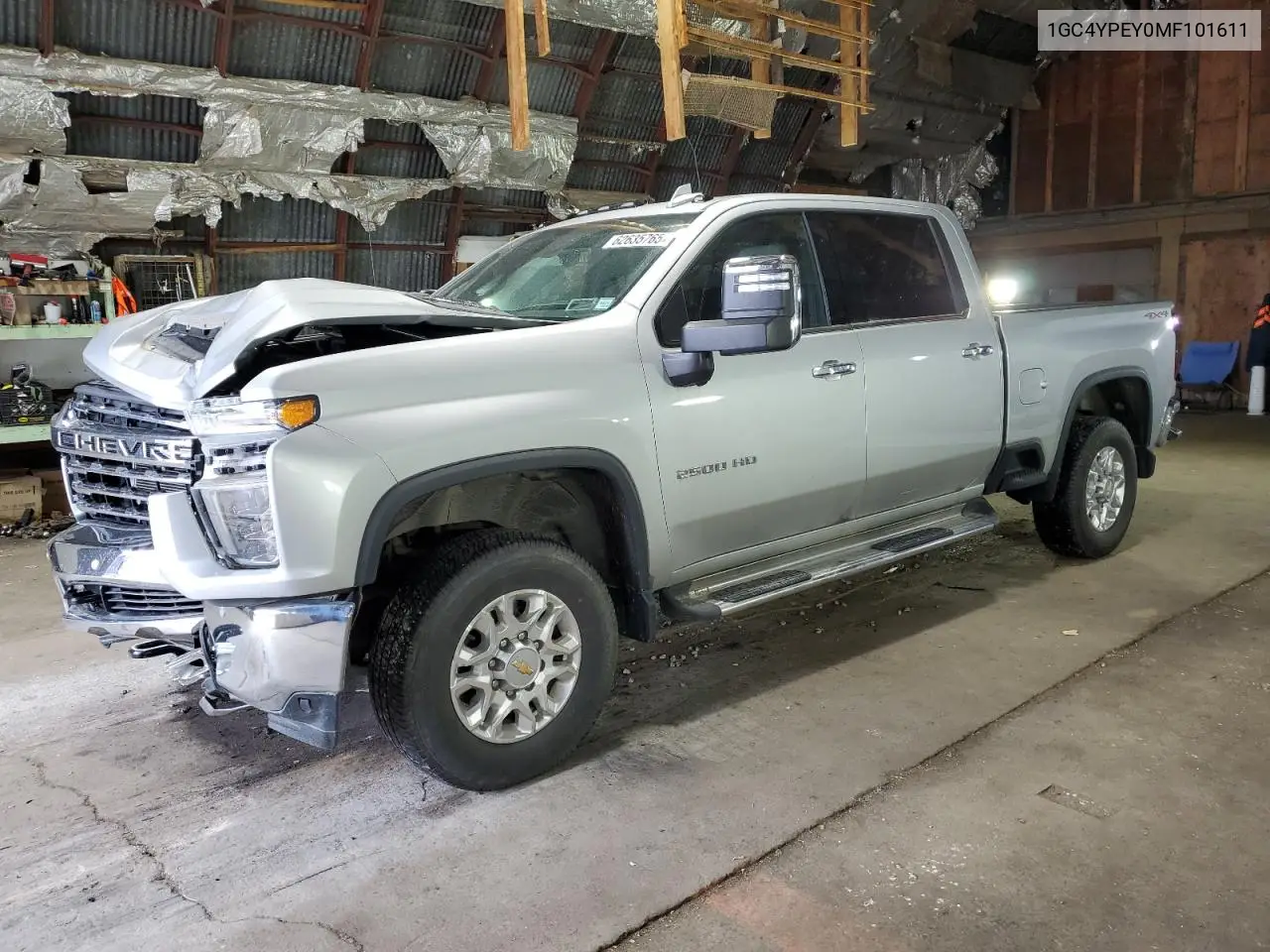 2021 Chevrolet Silverado K2500 Heavy Duty Ltz VIN: 1GC4YPEY0MF101611 Lot: 62635765