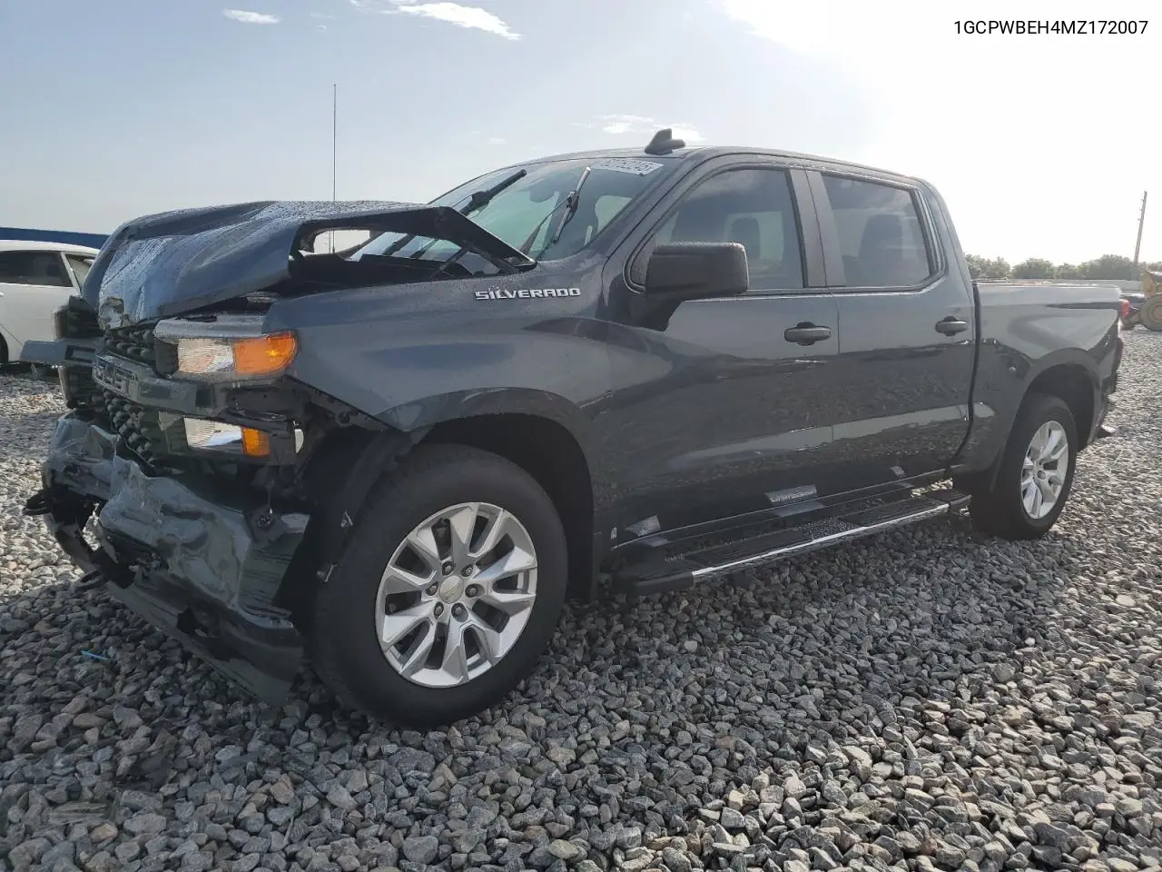 2021 Chevrolet Silverado C1500 Custom VIN: 1GCPWBEH4MZ172007 Lot: 62752245