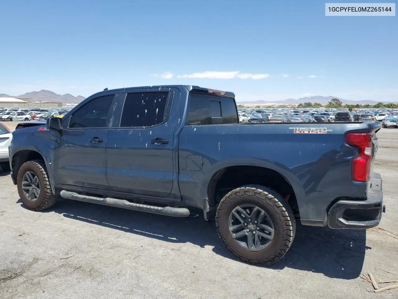 2021 Chevrolet Silverado K1500 Lt Trail Boss VIN: 1GCPYFEL0MZ265144 Lot: 62860295