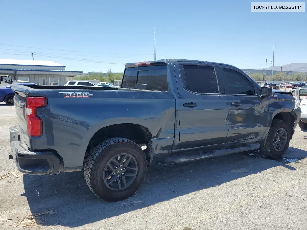 2021 Chevrolet Silverado K1500 Lt Trail Boss VIN: 1GCPYFEL0MZ265144 Lot: 62860295