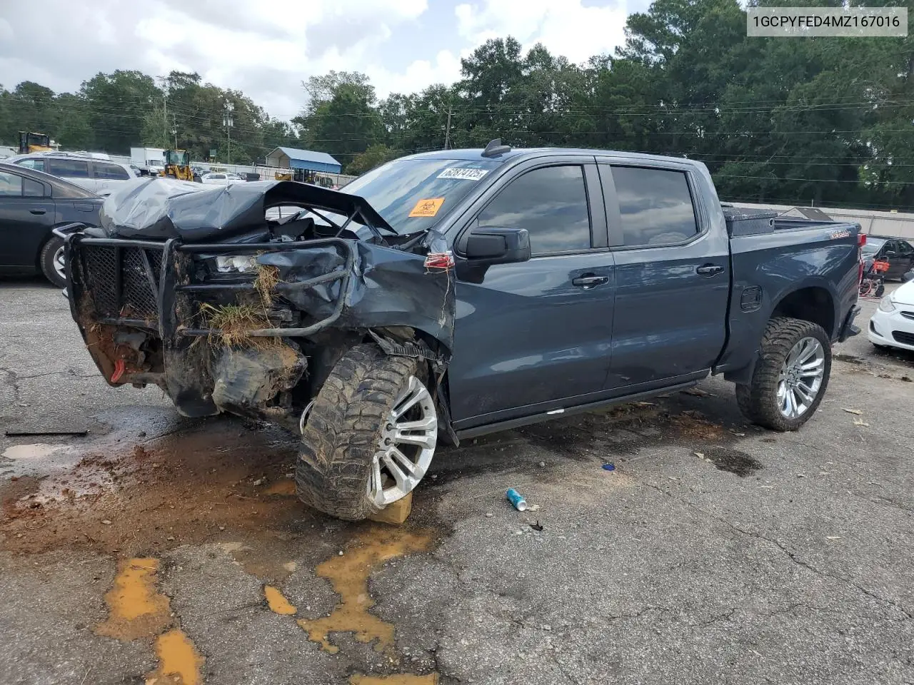 2021 Chevrolet Silverado K1500 Lt Trail Boss VIN: 1GCPYFED4MZ167016 Lot: 62874125