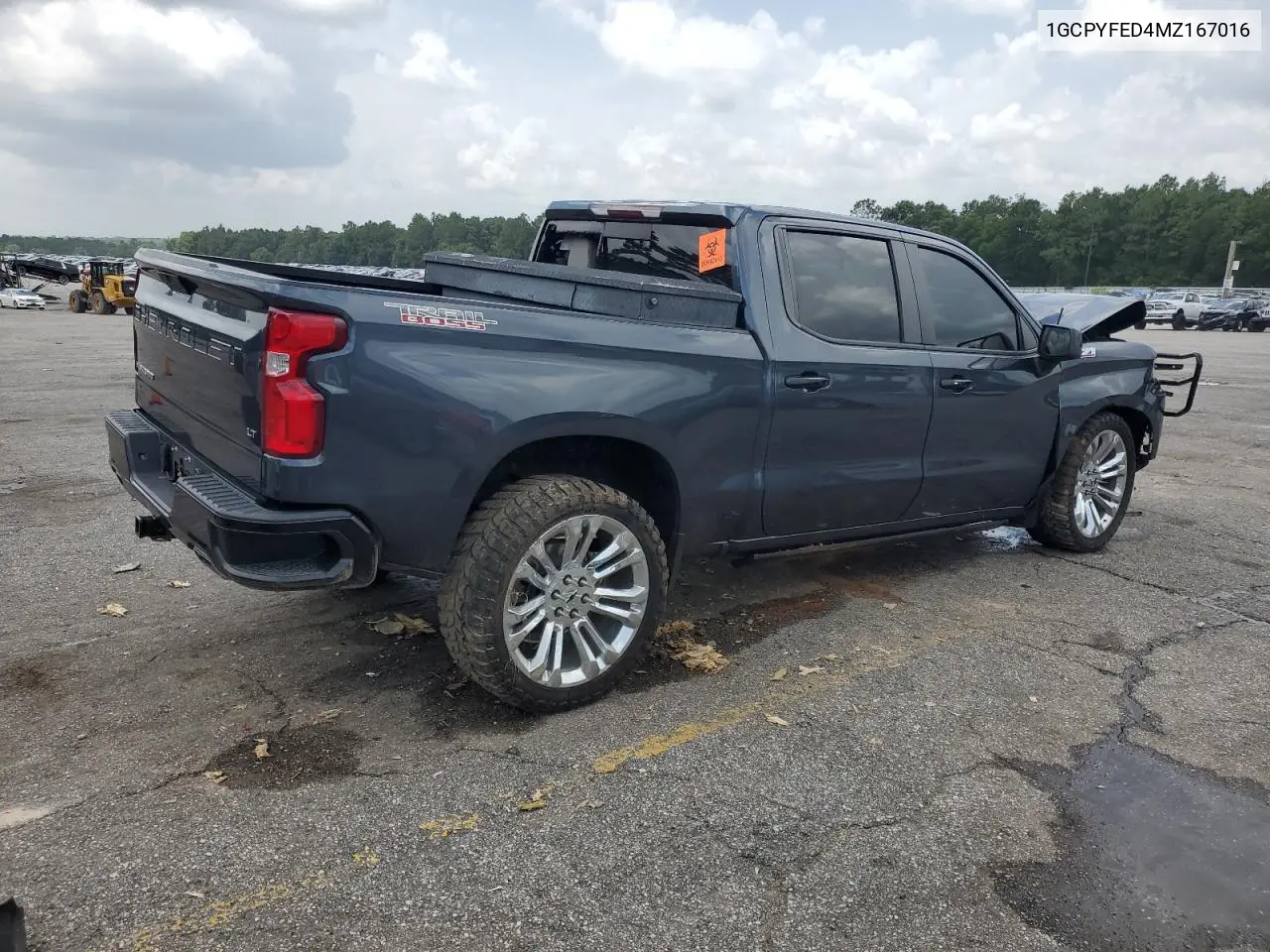 2021 Chevrolet Silverado K1500 Lt Trail Boss VIN: 1GCPYFED4MZ167016 Lot: 62874125