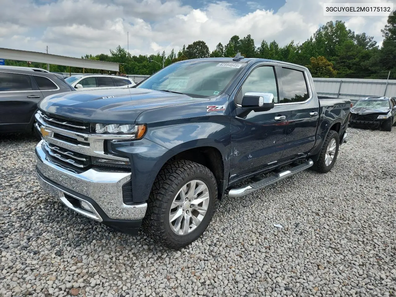 2021 Chevrolet Silverado K1500 Ltz VIN: 3GCUYGEL2MG175132 Lot: 62894645