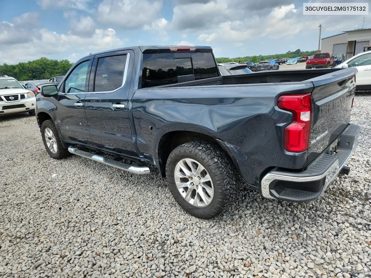 2021 Chevrolet Silverado K1500 Ltz VIN: 3GCUYGEL2MG175132 Lot: 62894645