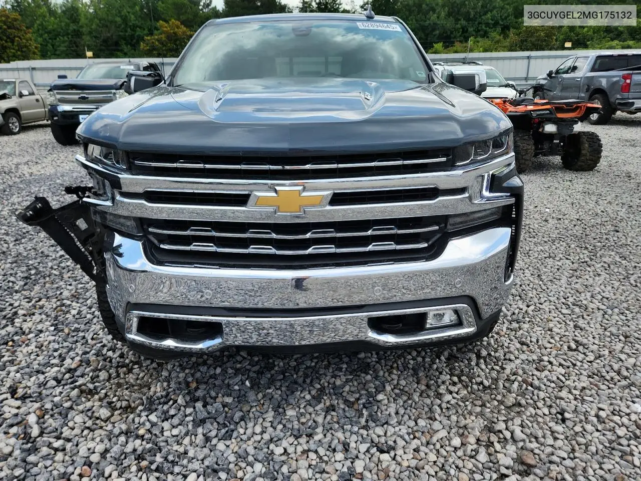 2021 Chevrolet Silverado K1500 Ltz VIN: 3GCUYGEL2MG175132 Lot: 62894645