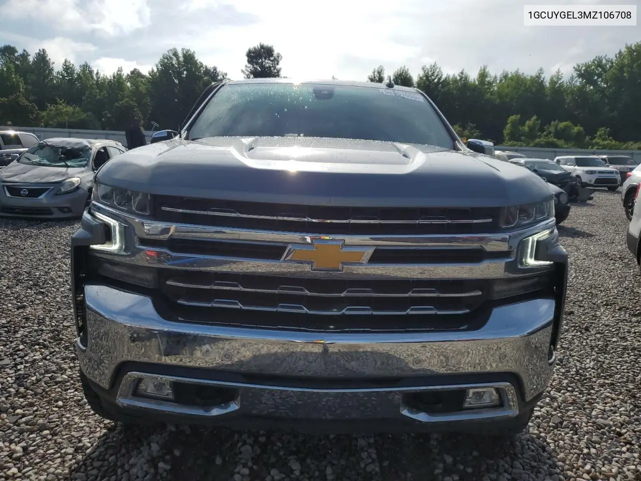 2021 Chevrolet Silverado K1500 Ltz VIN: 1GCUYGEL3MZ106708 Lot: 62961655