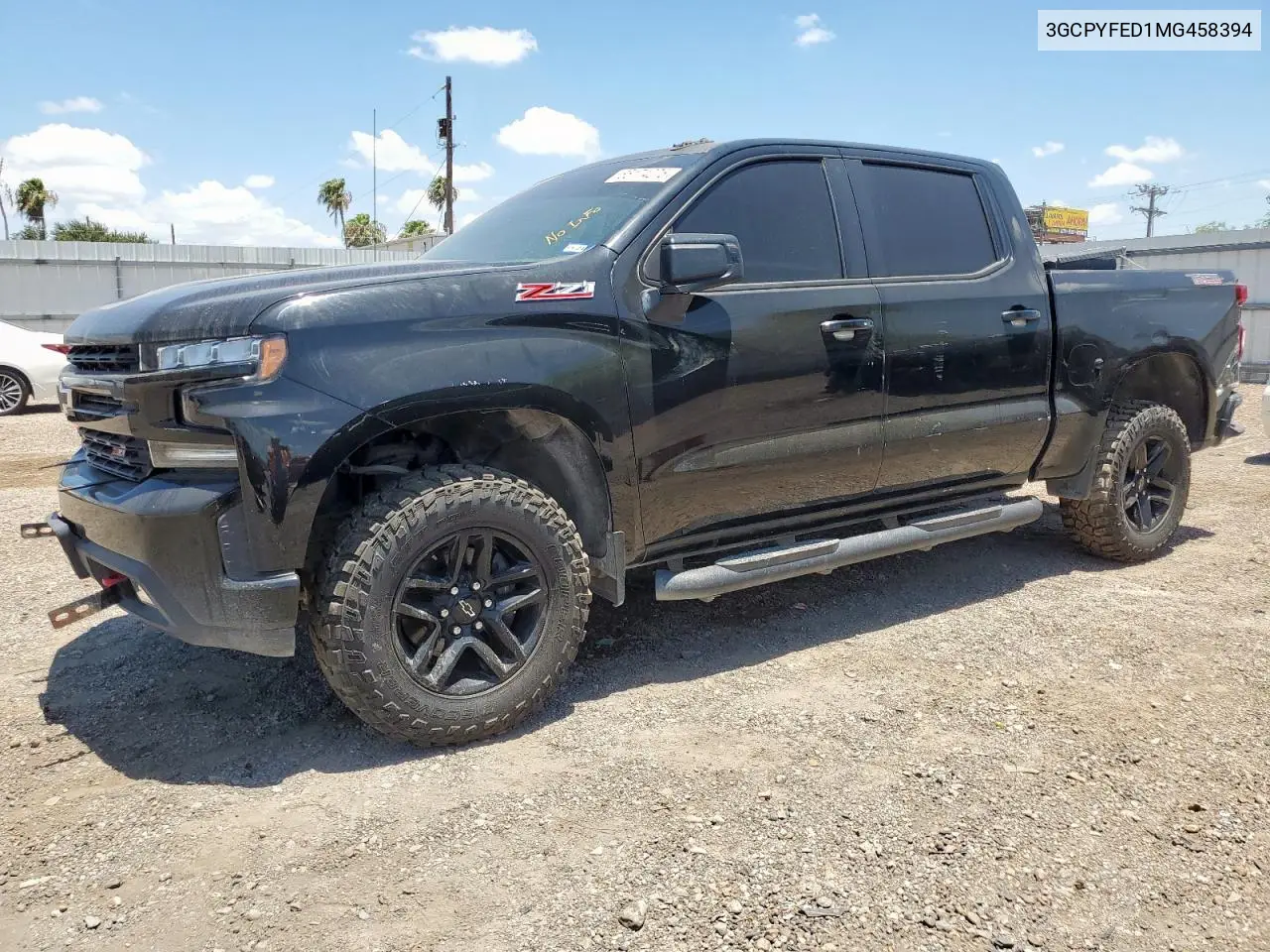 2021 Chevrolet Silverado K1500 Lt Trail Boss VIN: 3GCPYFED1MG458394 Lot: 65174275