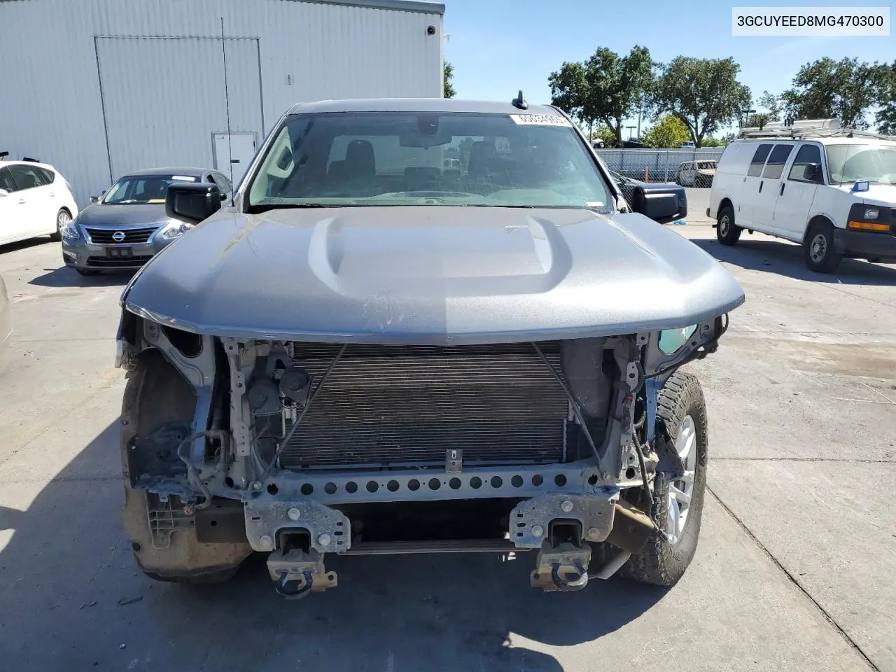 2021 Chevrolet Silverado K1500 Rst VIN: 3GCUYEED8MG470300 Lot: 65634965