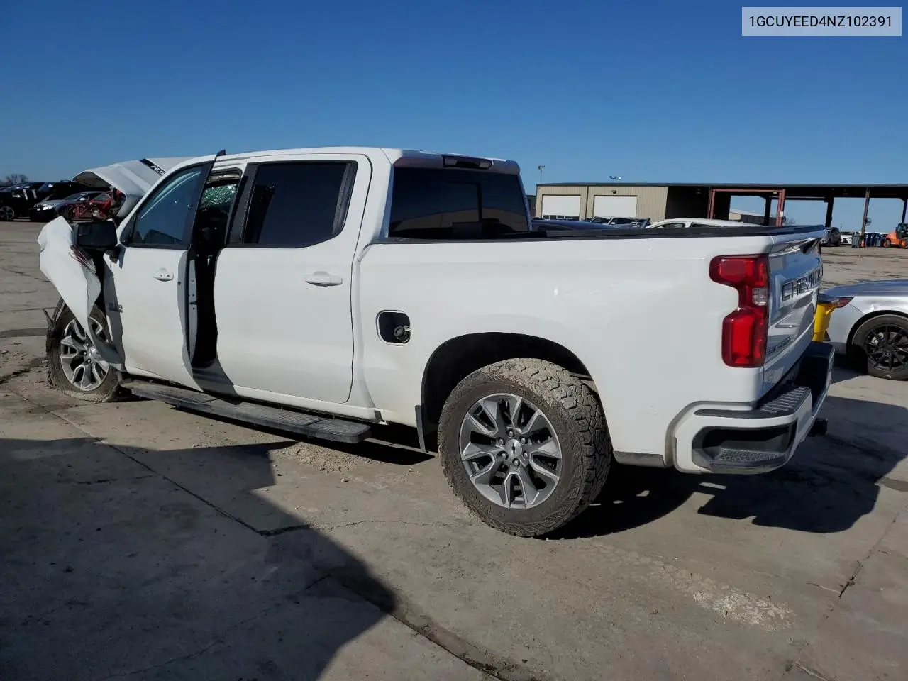 2022 Chevrolet Silverado Ltd K1500 Rst VIN: 1GCUYEED4NZ102391 Lot: 48730985