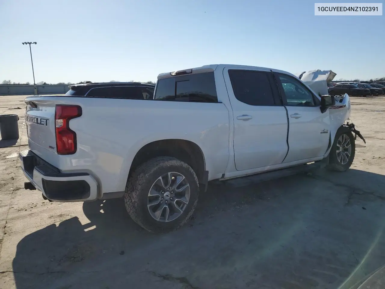 2022 Chevrolet Silverado Ltd K1500 Rst VIN: 1GCUYEED4NZ102391 Lot: 48730985