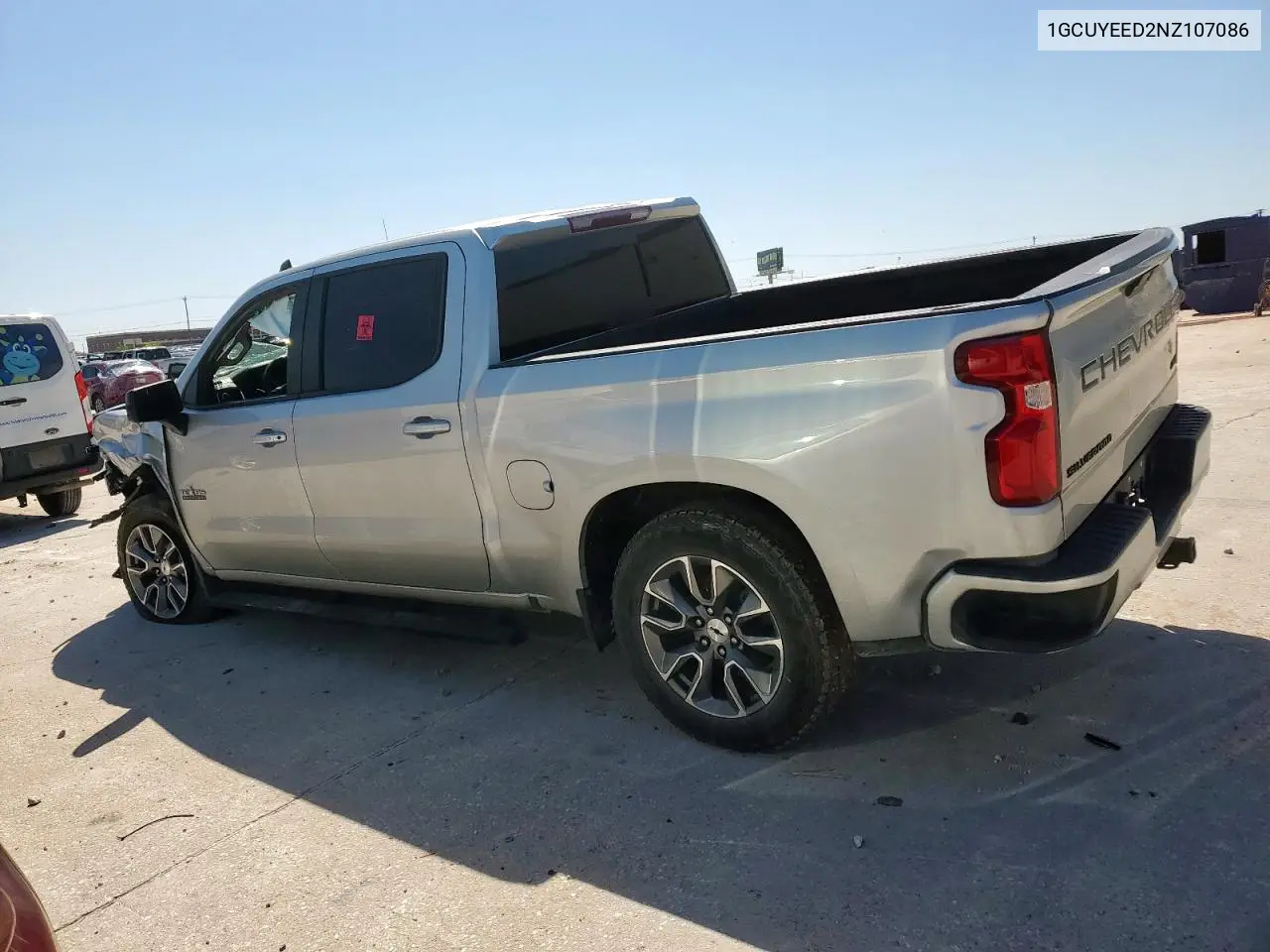 2022 Chevrolet Silverado Ltd K1500 Rst VIN: 1GCUYEED2NZ107086 Lot: 52027655