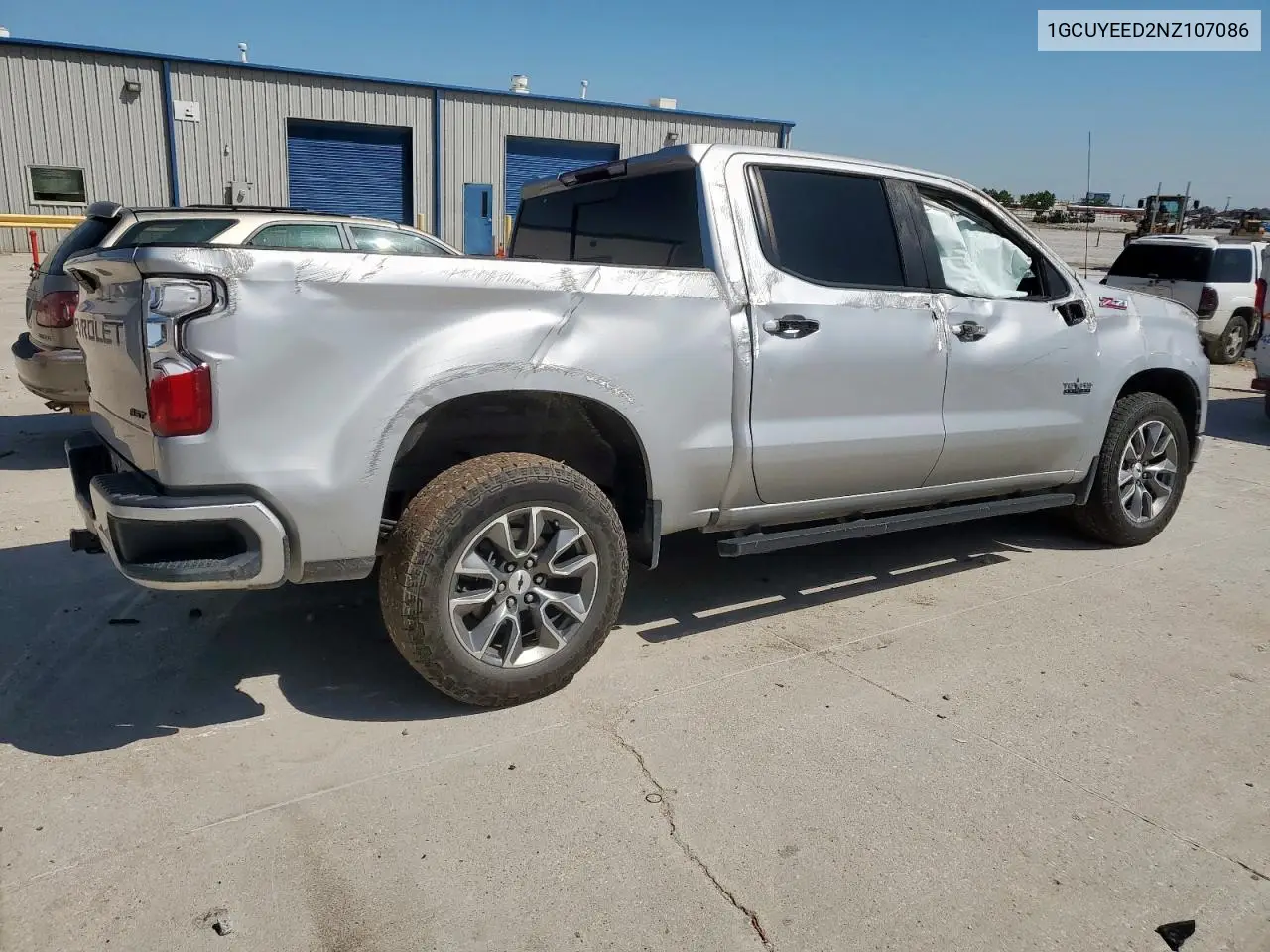 2022 Chevrolet Silverado Ltd K1500 Rst VIN: 1GCUYEED2NZ107086 Lot: 52027655