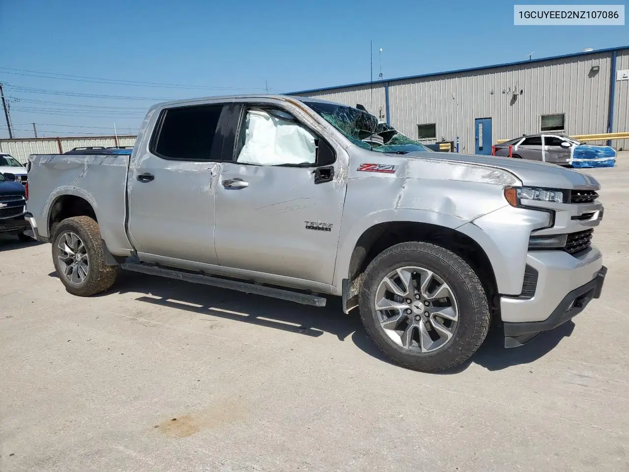 2022 Chevrolet Silverado Ltd K1500 Rst VIN: 1GCUYEED2NZ107086 Lot: 52027655