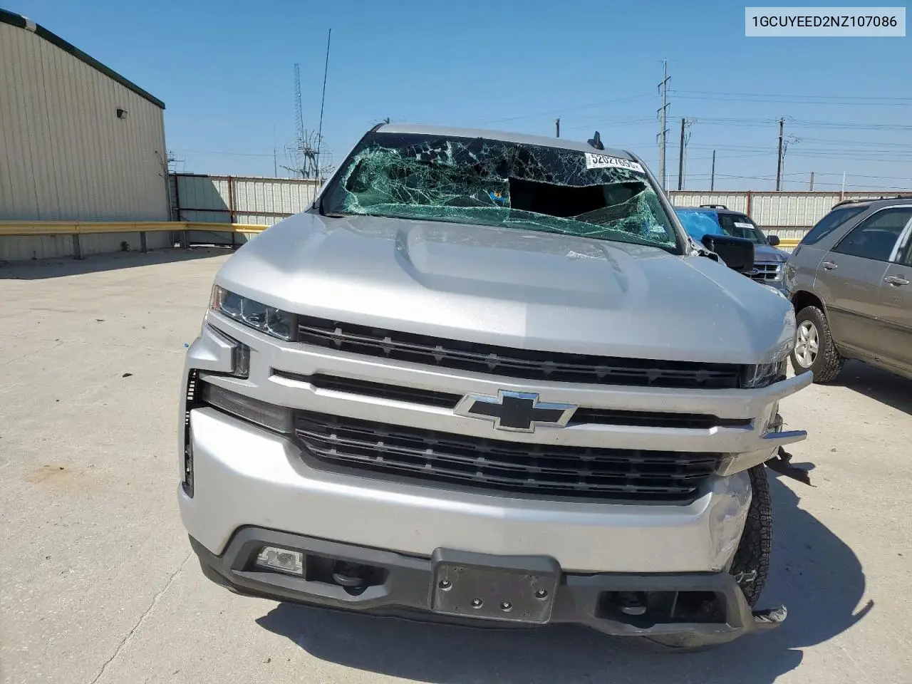 2022 Chevrolet Silverado Ltd K1500 Rst VIN: 1GCUYEED2NZ107086 Lot: 52027655